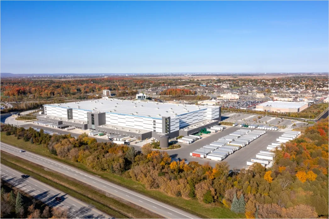 Detail Aerial Warehouse Distribution Center Number 8