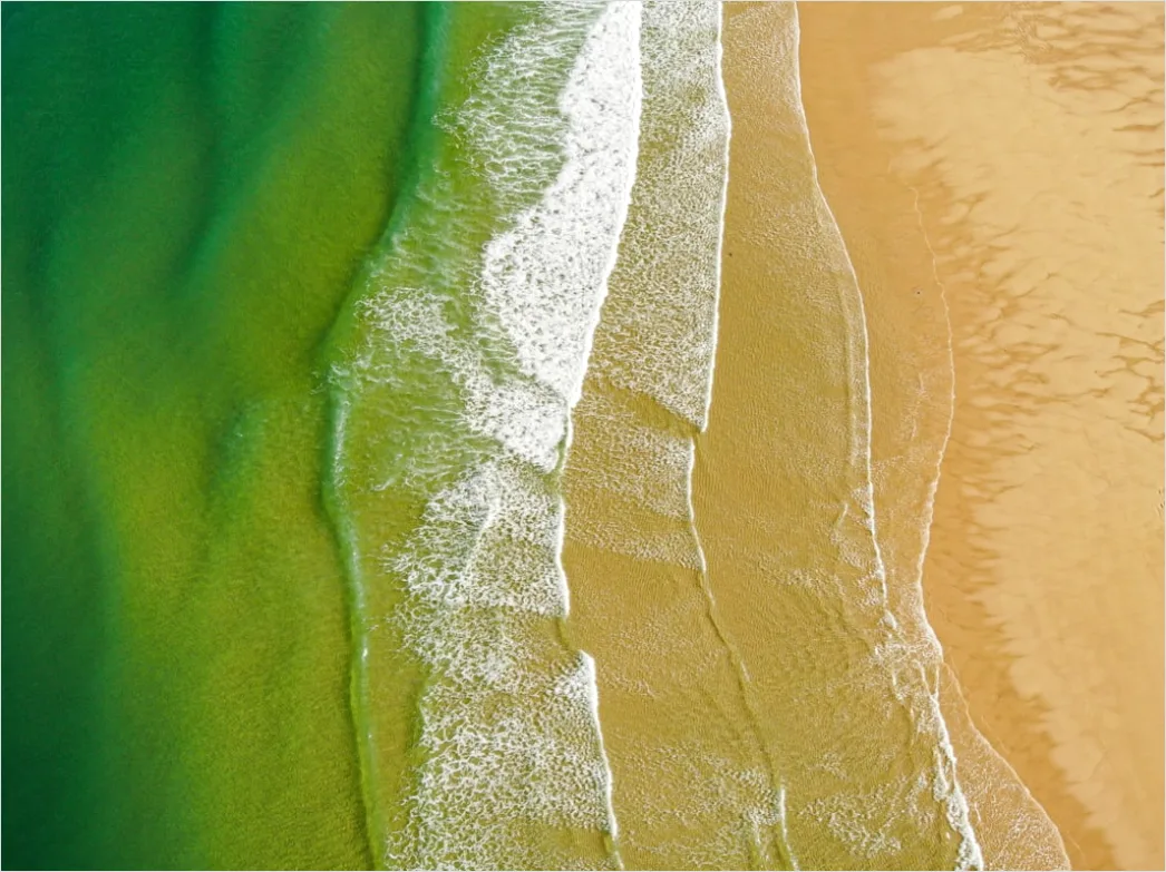 Detail Aerial Waves Abstract Pattern Number 2