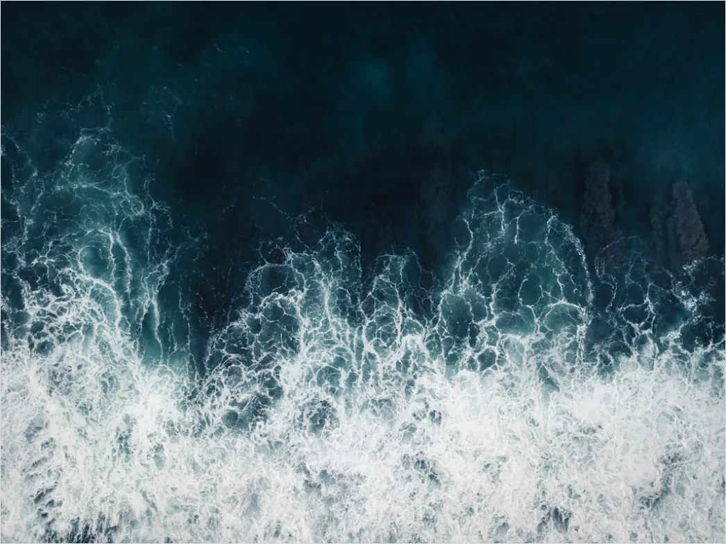 Detail Aerial Waves Abstract Pattern Number 13