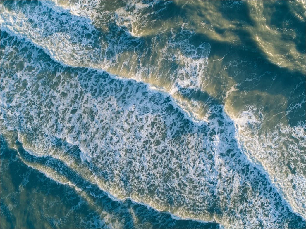 Detail Aerial Waves Abstract Pattern Number 15