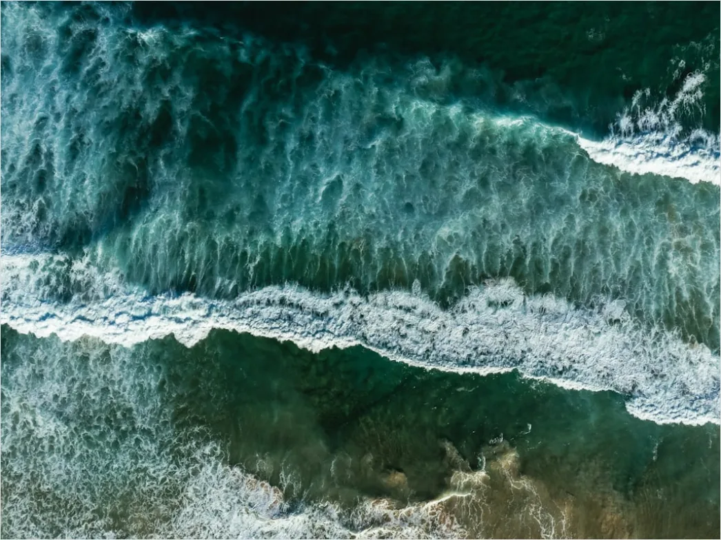 Detail Aerial Waves Abstract Pattern Number 20