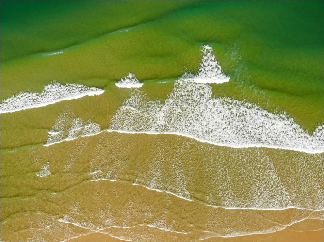Detail Aerial Waves Abstract Pattern Number 4
