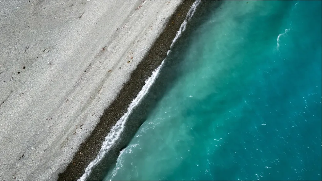 Detail Aerial Waves Abstract Pattern Number 7