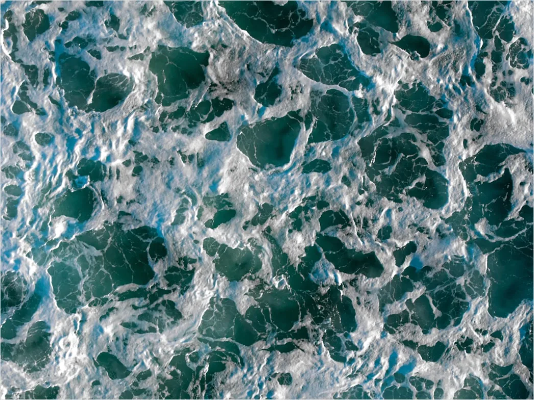 Detail Aerial Waves Abstract Pattern Number 8