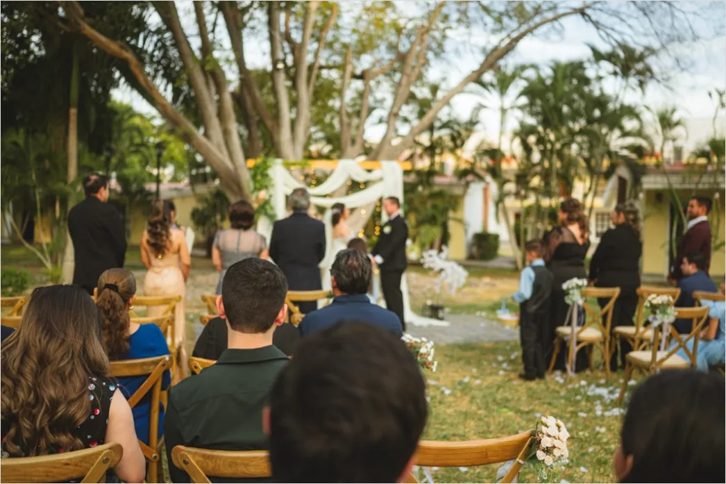Detail Aerial Wedding Ceremony Outdoor Number 12