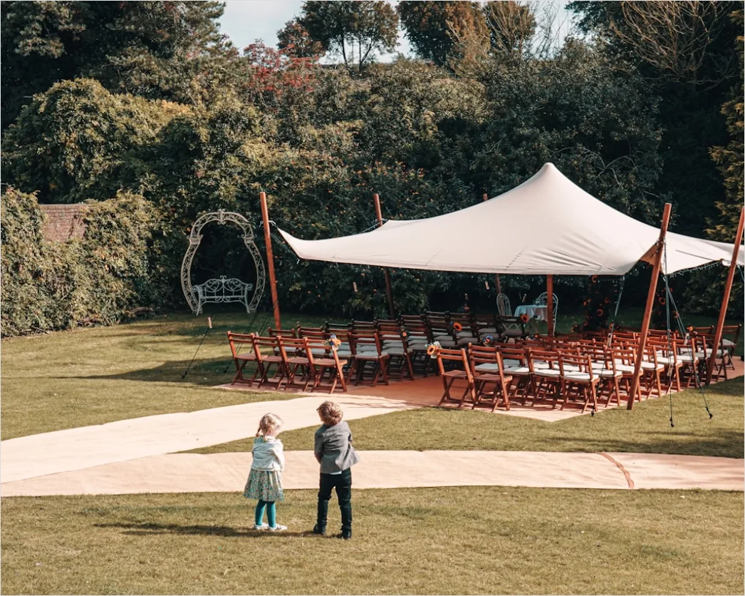 Detail Aerial Wedding Ceremony Outdoor Number 15