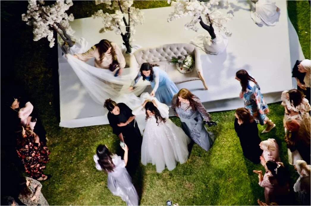 Detail Aerial Wedding Ceremony Outdoor Number 3