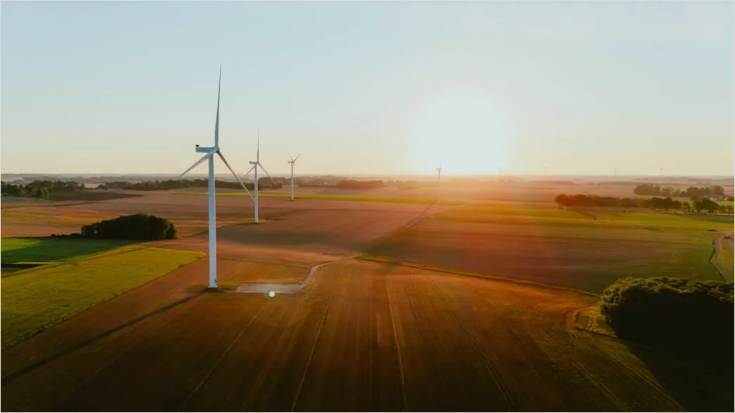 Detail Aerial Wind Turbines Field Number 15