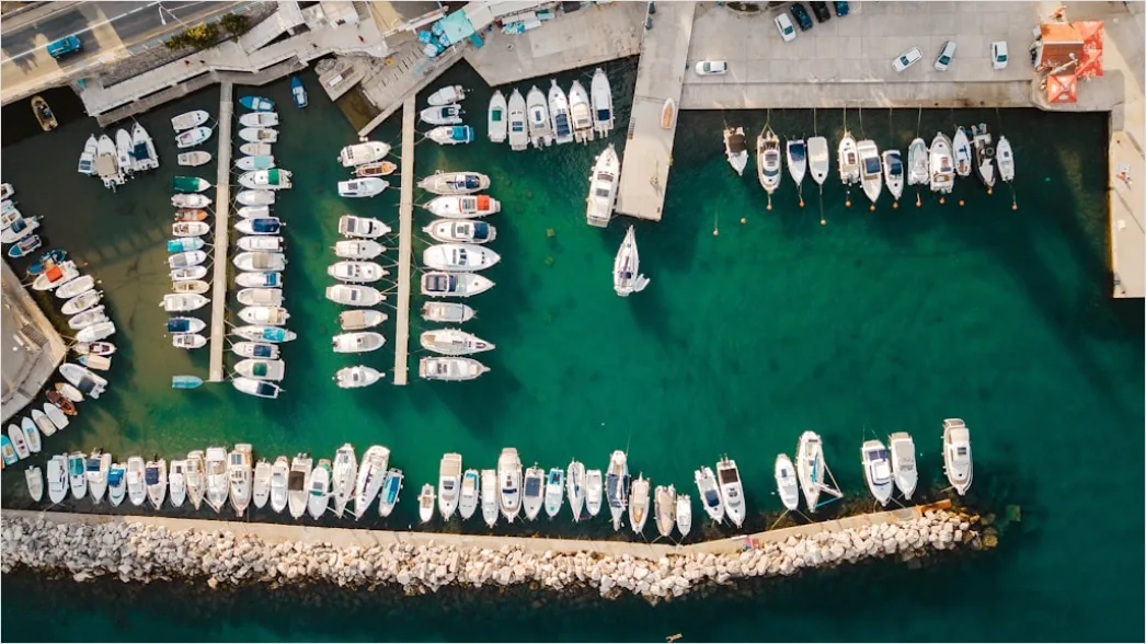 Detail Aerial Yacht Marina Luxury Number 2
