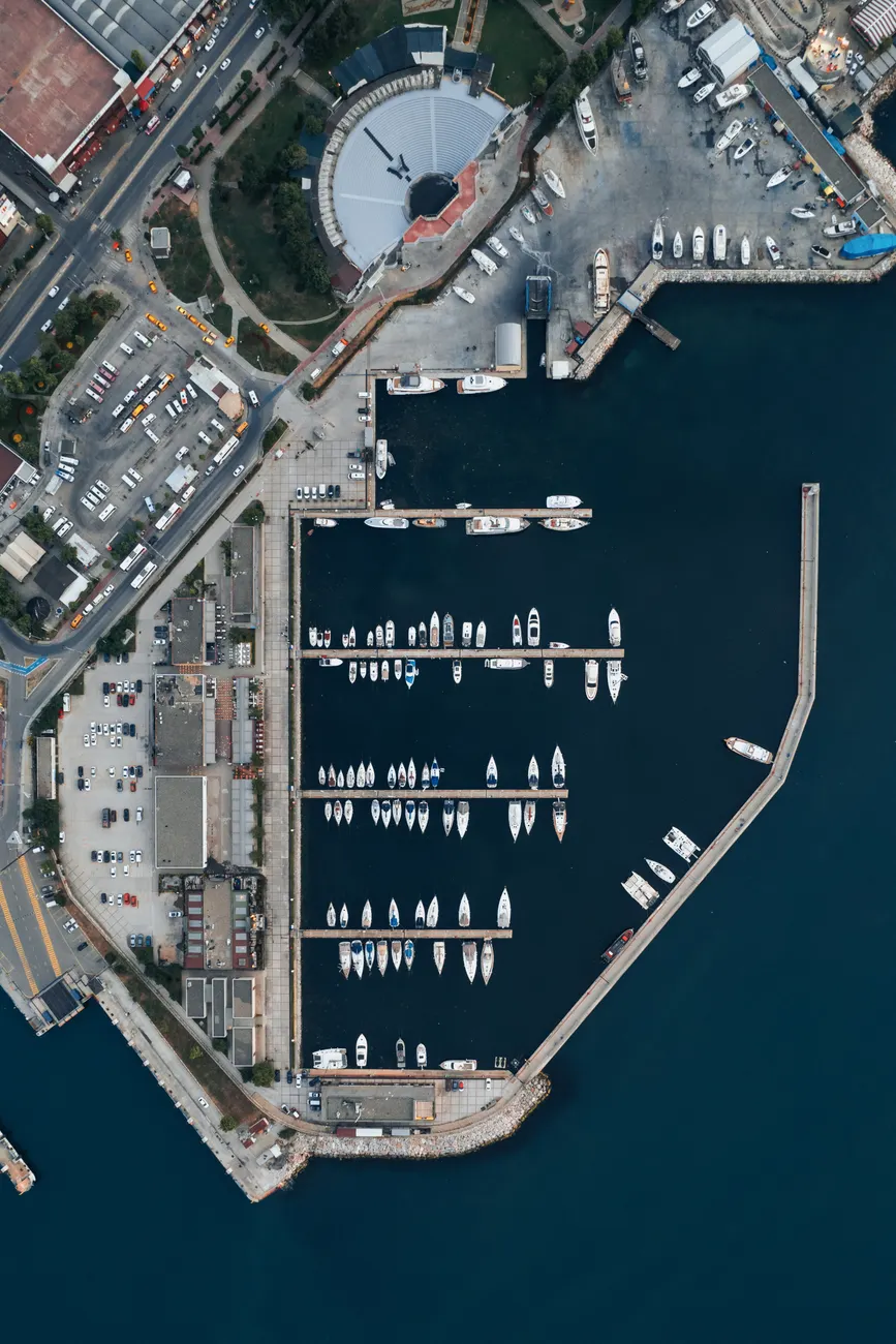 Detail Aerial Yacht Marina Luxury Number 13