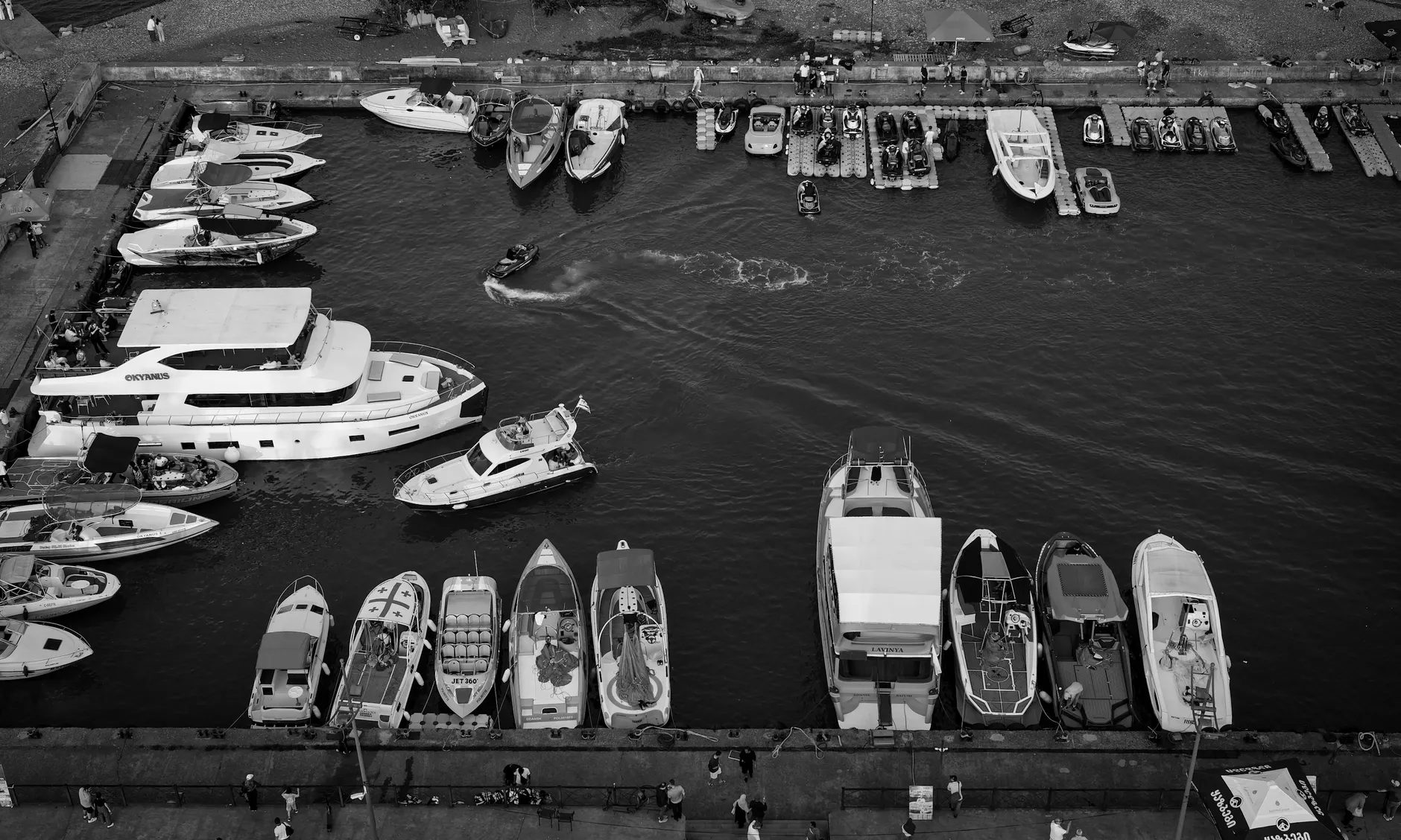 Detail Aerial Yacht Marina Luxury Number 6