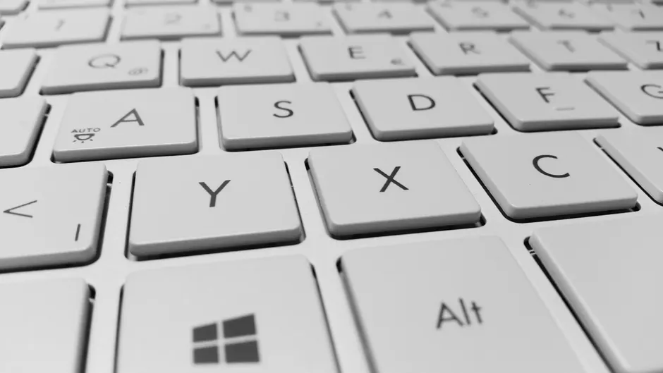 Detail Close Up Keyboard Keys Number 17