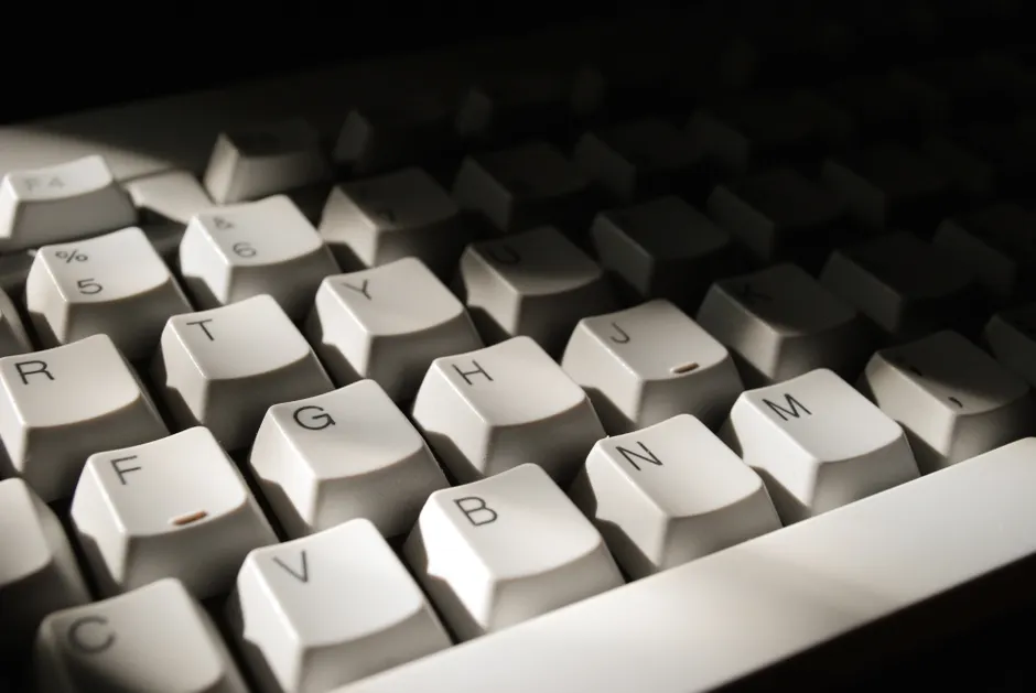 Detail Close Up Keyboard Keys Number 8