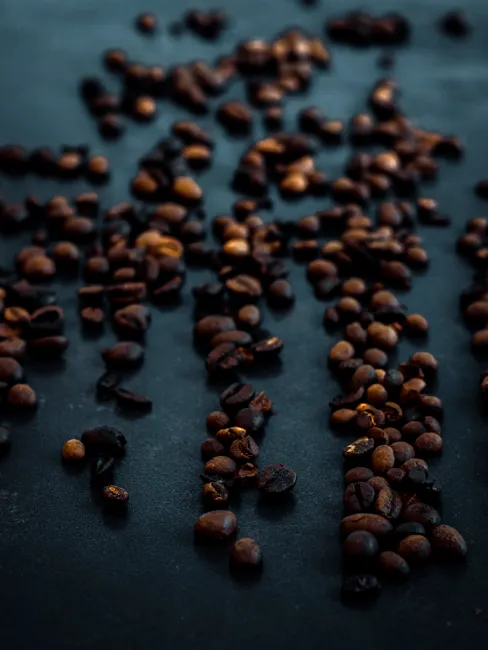 Detail Coffee Beans Close Up Number 2
