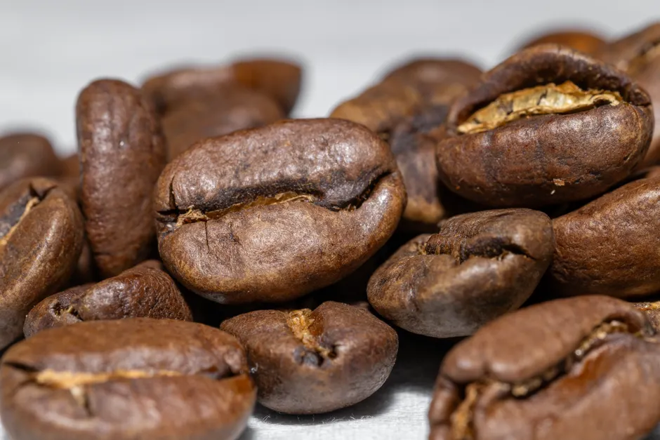 Detail Coffee Beans Close Up Number 14
