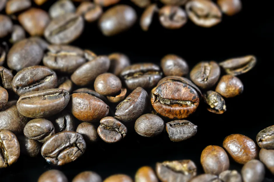 Detail Coffee Beans Close Up Number 3