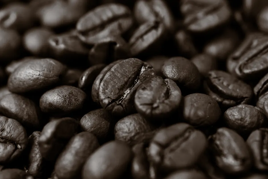 Detail Coffee Beans Close Up Number 4