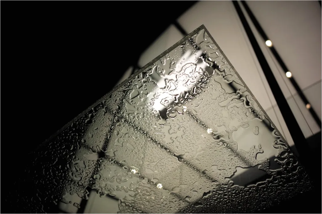 Detail Condensation Droplets Macro Number 14