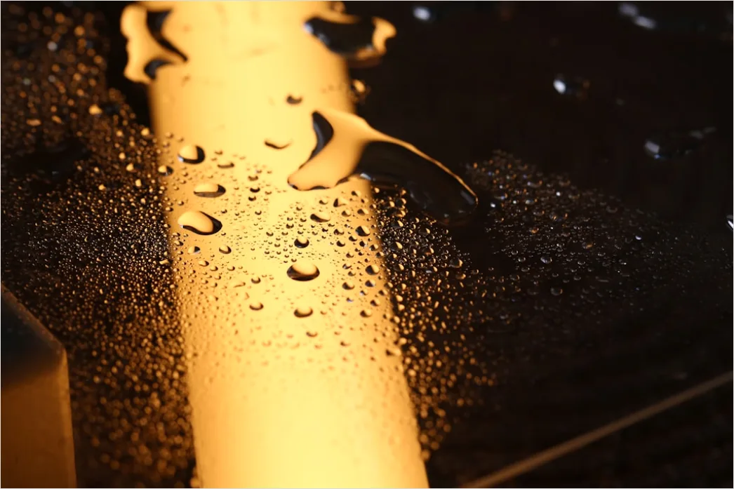 Detail Condensation Droplets Macro Number 20