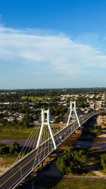 Detail Drone Aerial View Bridge Number 10