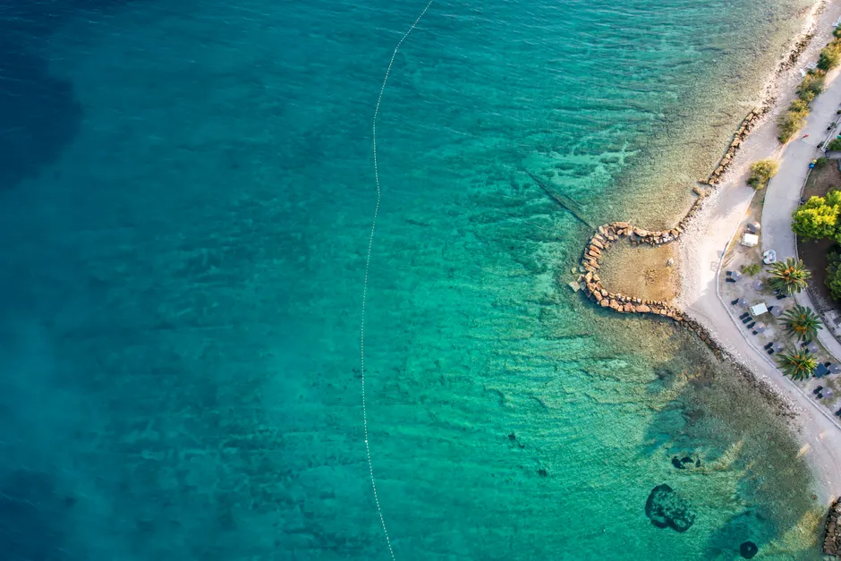Detail Drone Aerial View Coastline Number 2