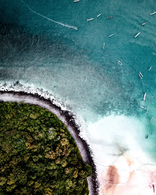 Detail Drone Aerial View Coastline Number 15