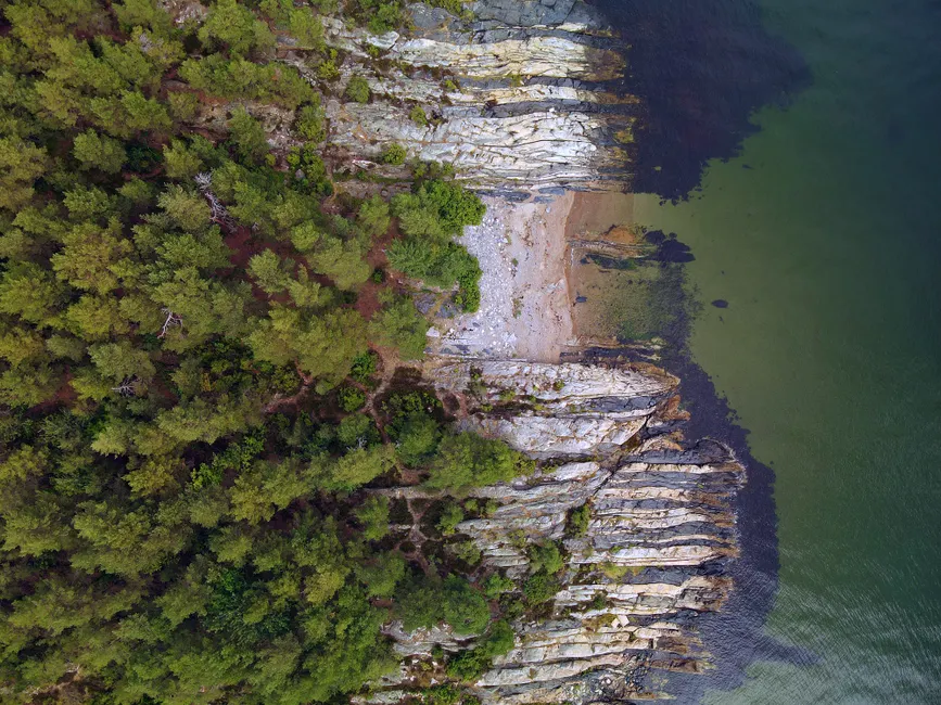 Detail Drone Aerial View Coastline Number 18