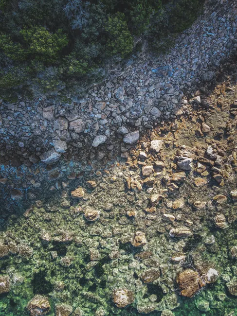 Detail Drone Aerial View Coastline Number 4