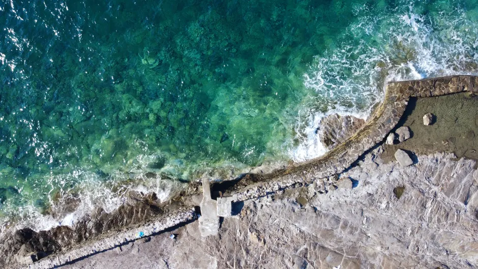 Detail Drone Aerial View Coastline Number 8