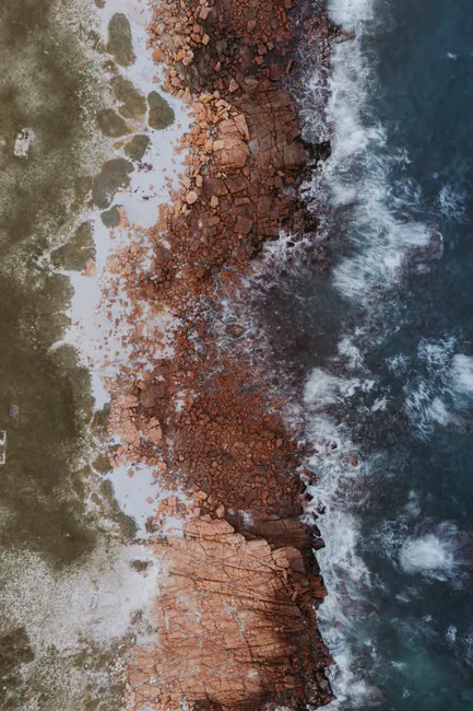 Detail Drone Aerial View Coastline Number 9