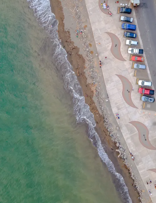 Detail Drone Aerial View Coastline Number 10