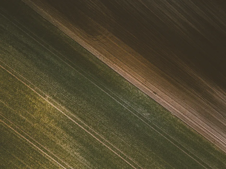Detail Drone Aerial View Farmland Number 14