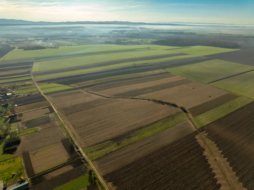 Detail Drone Aerial View Farmland Number 18