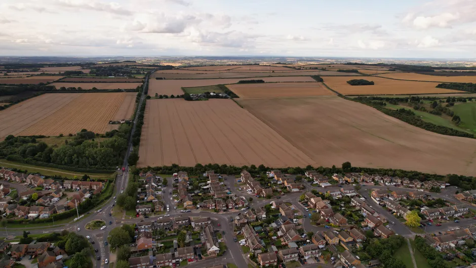 Detail Drone Aerial View Farmland Number 6