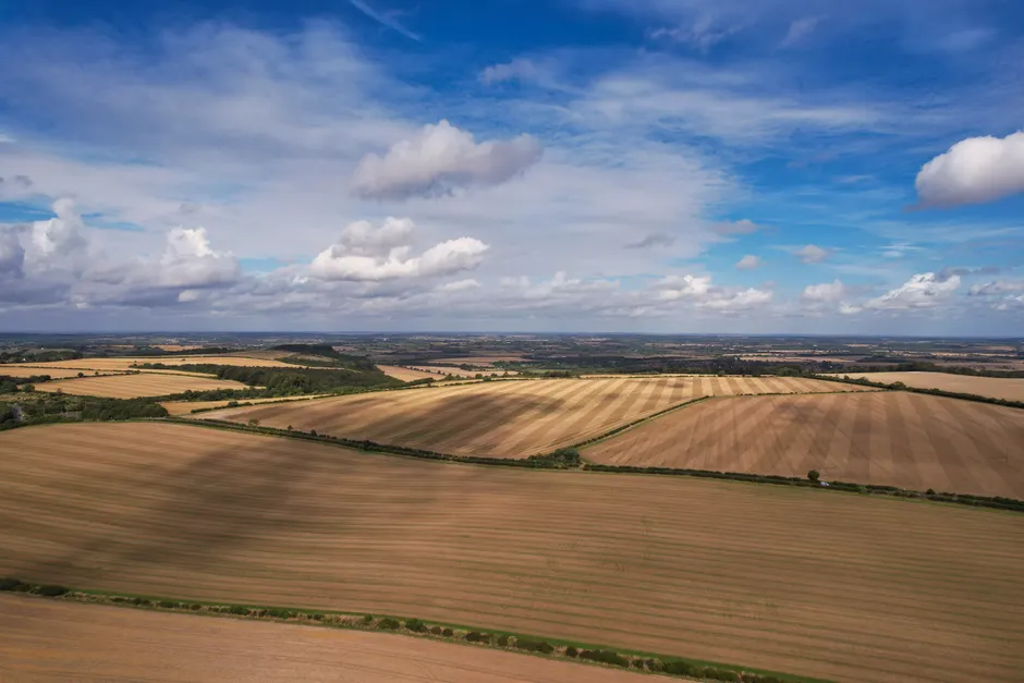 Detail Drone Aerial View Farmland Number 8