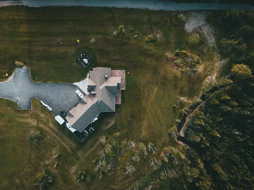 Detail Drone Aerial View House Number 2