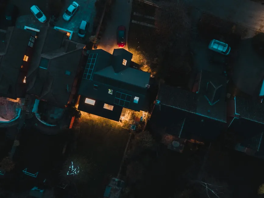Detail Drone Aerial View House Number 11