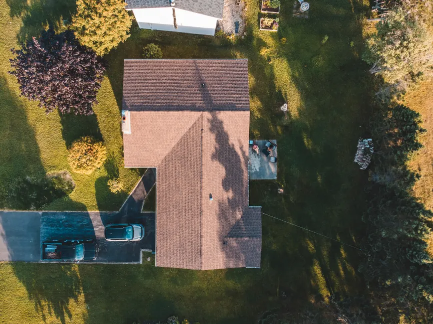 Detail Drone Aerial View House Number 12