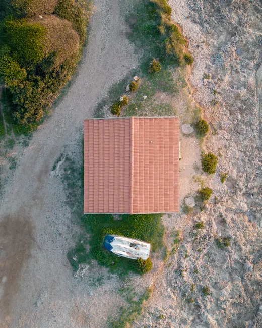 Detail Drone Aerial View House Number 13