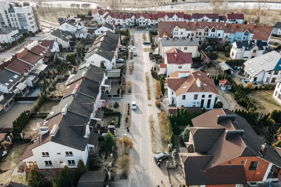 Detail Drone Aerial View House Number 17