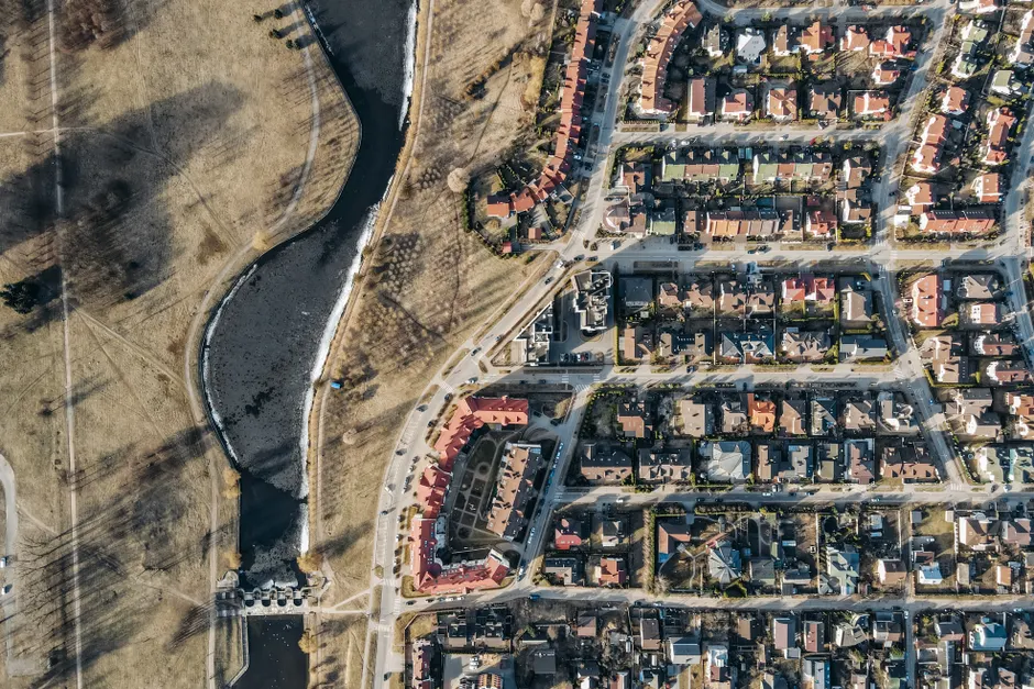 Detail Drone Aerial View House Number 18
