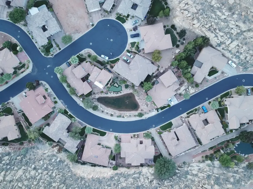 Detail Drone Aerial View House Number 19