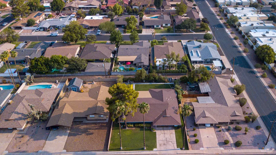 Detail Drone Aerial View House Number 10