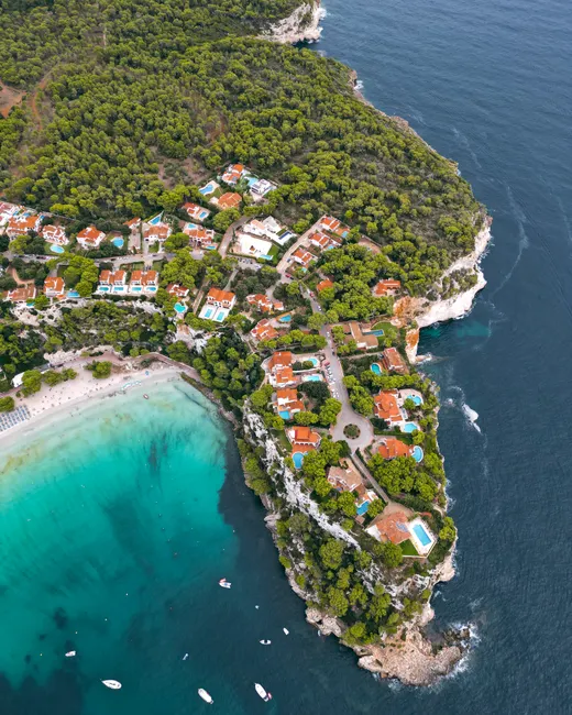 Detail Drone Aerial View Island Number 2