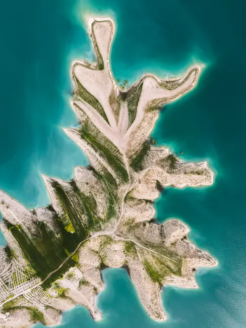 Detail Drone Aerial View Island Number 16