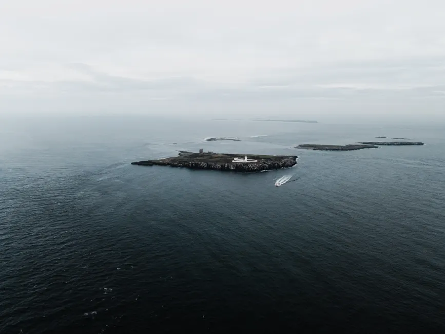 Detail Drone Aerial View Island Number 6