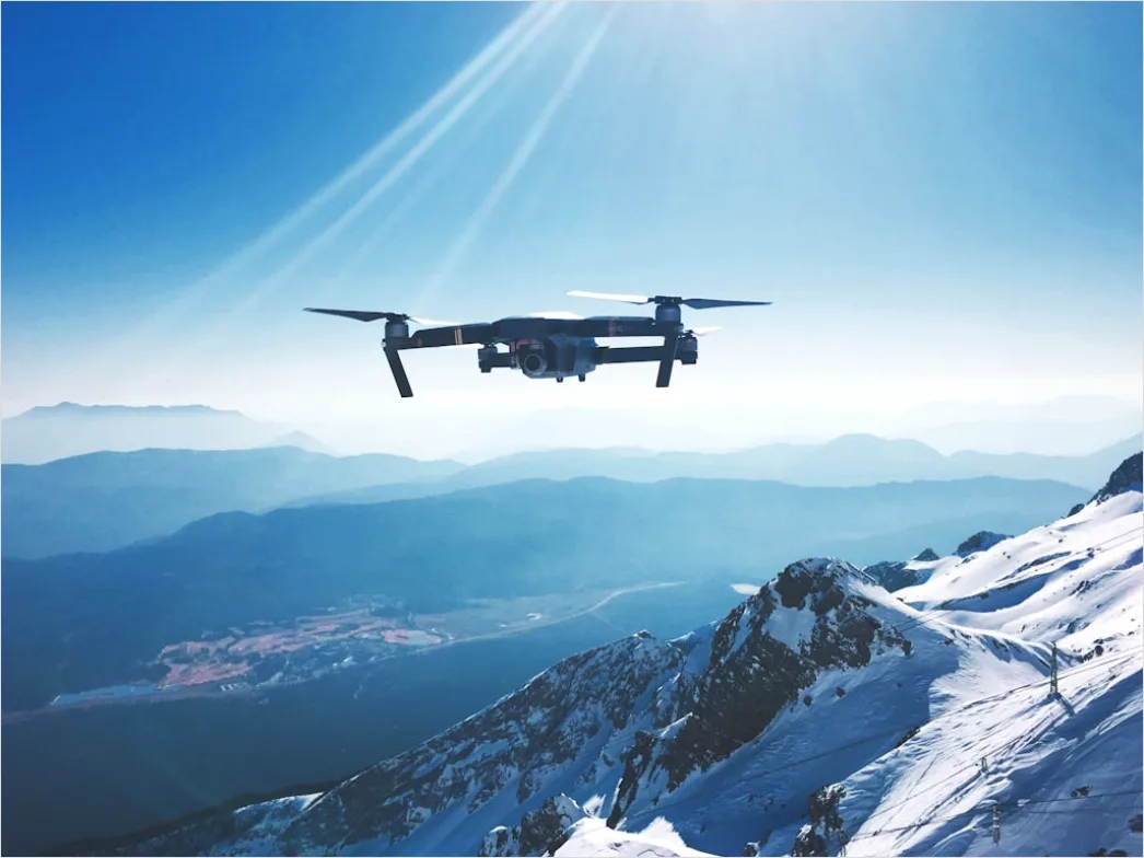 Detail Drone Mountains Aerial Number 2