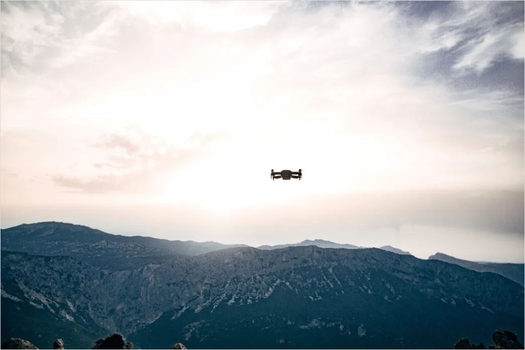 Detail Drone Mountains Aerial Number 5