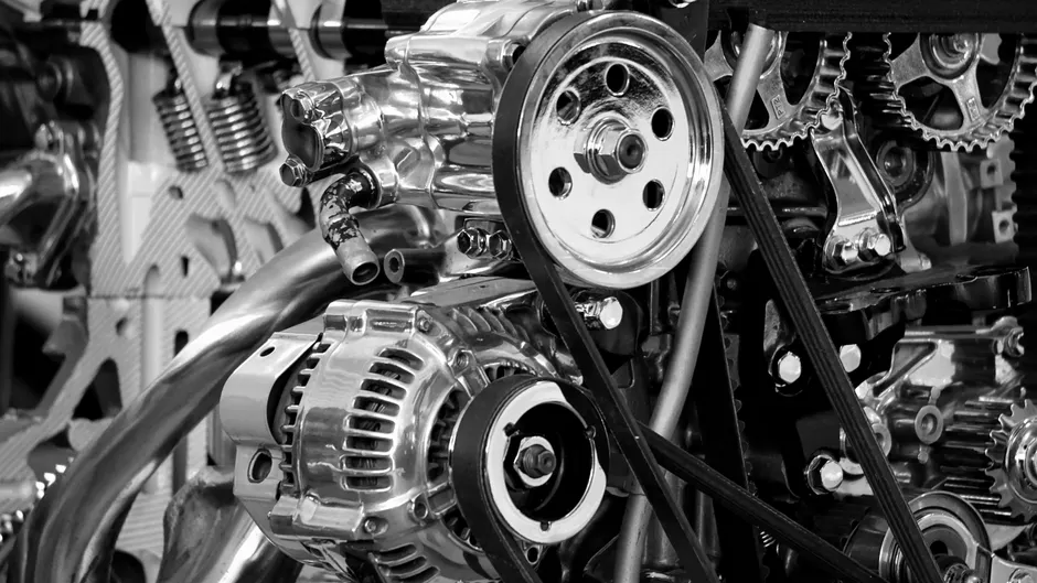 Detail Engine Parts Close Up Number 11