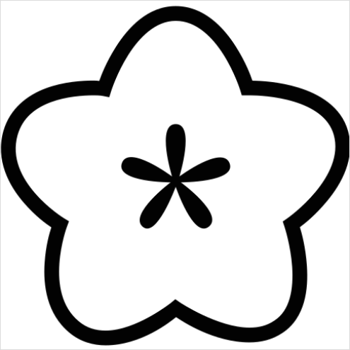 Detail Flower Icons Set Vector Number 2
